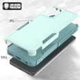 thumbnail image 4 of for Motorola Moto G 5G 2024 Case: Dual Layer Protective Heavy Duty Cell Phone Cover Shockproof Rugged with HD Screen Protector - Military Protection Bumper Tough - Motorola Moto G 5G 2024, Green, 4 of 15