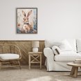 thumbnail image 2 of Stupell Industries Rabbit with Wild Daisies Brown Framed Floater Canvas Wall Art design by Sara Culpepper, 21 x 17, 2 of 9
