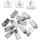 thumbnail image 1 of Paquete de 12 toallas autoadhesivas de acero inoxidable Tal para baño LingWen 8390615236850, 1 of 1