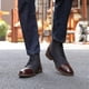 thumbnail image 5 of Botas de vestir para hombre, botas Chelsea para hombre, botines Chukka de cuero con cordones, elegantes y cómodos, con bloques de color., 5 of 5