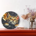 thumbnail image 6 of Cat in Moon Universe 10 inch Wall Clocks Non Ticking Easy to Read Battery Decorative for Home Bathroom Kitchen Bedroom Living Room, 6 of 8