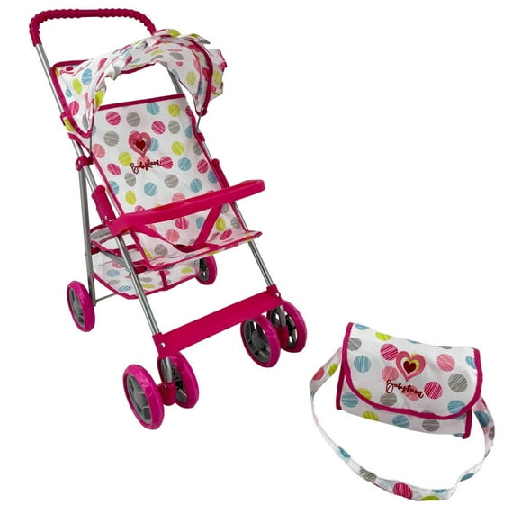 Carriolita De Muñecas Baby Kaori Zz10 Pañalera De Juguete Blanco