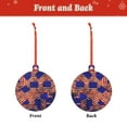 thumbnail image 2 of Zufioo Vintage USA Flag Print Large Acrylic Christmas Ornaments, Suitable for Christmas Tree Christmas Holiday Party Pendant Decorations-Round Shape, 2 of 7