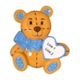 thumbnail image 4 of Personalized Baby Christmas Ornament Teddy Bear 1 Count - Ornaments by Elves, 4 of 9