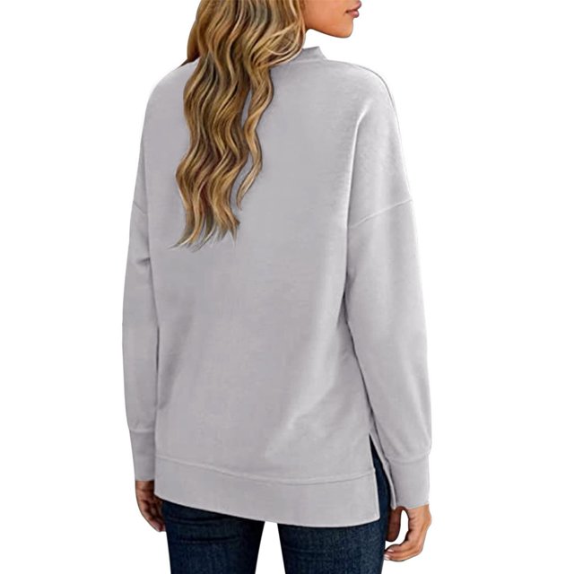 Top Suave Para Mujer,Chaqueta De Mujer,Chaqueta De Manga Larga Para Mujer,Chaqueta Con Cuello Abajo,Fiabilidad Excepcional