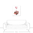 thumbnail image 3 of Creative Products Bouquet of Flowers with Balloon 24x30 Canvas Wall Art, 3 of 5