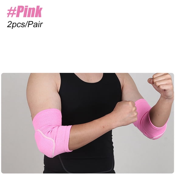 2Pair Compression Elbow Pads, Arm Brace Support Fitness, Arm Protector For Volleyball Basketball Breathable Elbow Wraps