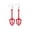 Red-2, variant on 1Pair Halloween Accessories for Women Fun and Spooky Earrings for Halloween, Trident Dangle Earrings Lightweight Acrylic Drop for Festival Party Jewelry,3x1 Inch