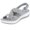 Grey, variant on Womens Orthopedic Sandals Platform Heel Open Toe Beach Sandals Casual Non Slip Ankle Strap Slippers with Arch Support Summer Travel Shoes
