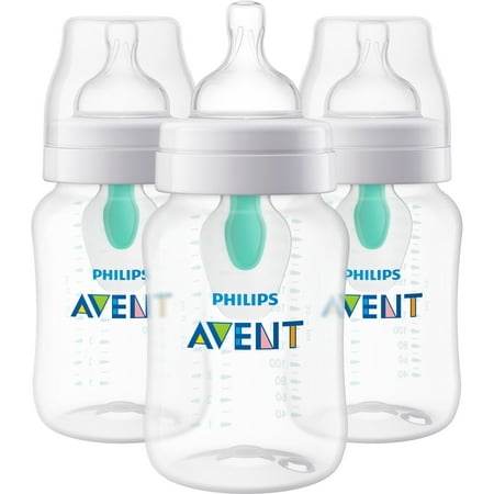 Philips Avent Anti-colic Bottle with AirFree vent 9oz 3pk,