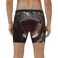 thumbnail image 4 of Rateoe Playful Baby Hippo Splash Print Men’s Underwear Boxer Briefs Soft Comfortable Underwear Boxer Briefs, Long Leg Briefs,Anti-chafing Boxer Briefs, 4 of 7