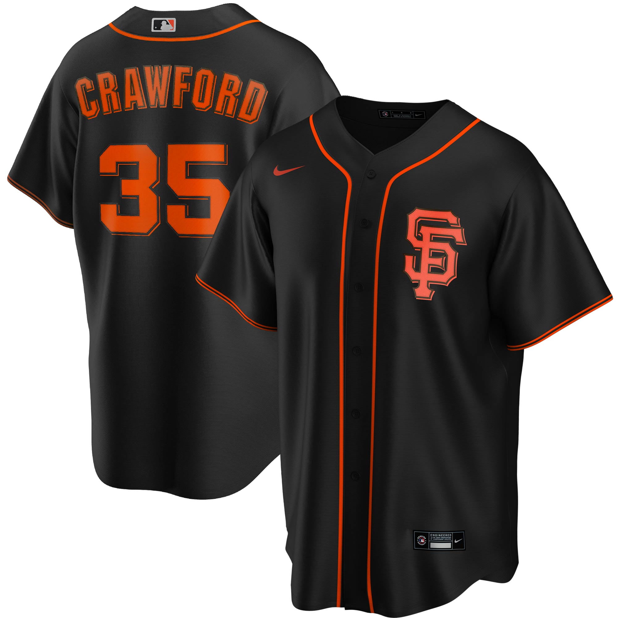 Brandon Crawford San Francisco Giants Nike Alternate ...