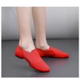 thumbnail image 2 of XIHAHA-Zapatillas de lona para hombre y mujer, zapatos de Ballet suaves con cabeza plana, para Ballet, vientre, gimnasio, Yoga y baile, 2 of 5