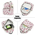 thumbnail image 5 of FORMRS Mini Backpack Purse for Women Travel Daypack Casual Shoulder Bag, Pink Popsicle Pattern, 5 of 7