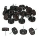 thumbnail image 1 of Uxcell 24-Pack Deslizadores de Muebles, Protectores de Pata de Silla de 1" para Pisos de Madera/Mesa/Silla/Pisos de Madera [Marrón], 1 of 1