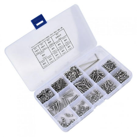 

Washer Assortment Kit SUS304 Hex Socket Screw 662pcs Office Appliance For Home
