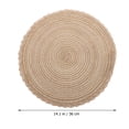 thumbnail image 3 of 2 Pcs Sets de Table Ronds Isolés Thermiquement pour Vaisselle (Café), 3 of 7