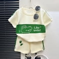 thumbnail image 2 of UAYOTSE Kids & Toddler Boys Pajamas 2 Piece Pjs Set Cotton Sleepwear short Sleeve Summer Set for 0 6 12 18 24 M,Sizes 12-18 Months, 2 of 6