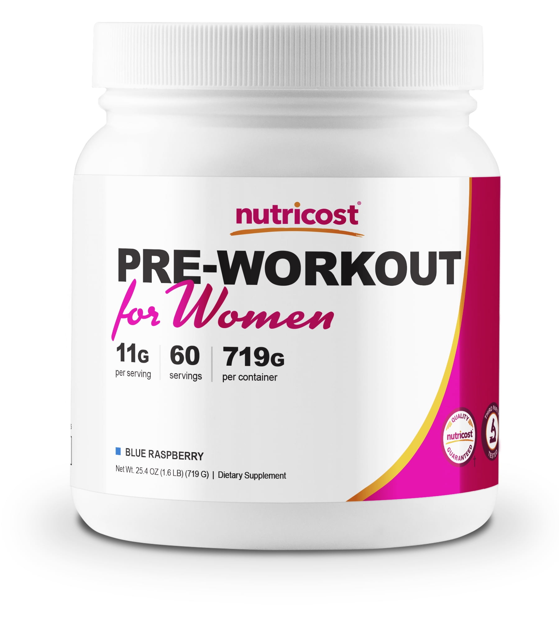 Nutricost PreWorkout Powder for Women (Blue Raspberry) 60 Servings