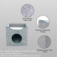 thumbnail image 2 of Jongee Cat Cube House Foldable Cat Condo with Reversible Cushion ＆ Scratch Pad for Small Cat Indoor Cats, Gray, 13”×13”×15”, 2 of 5