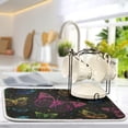 thumbnail image 5 of Coolnut Colorful Butterfly Dish Drying Mat for Kitchen, 18 x 24 Inch Microfiber Absorbent Dish Drying Pad, Machine Washable Kitchen Counter Protect Mats, 5 of 7