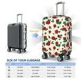 thumbnail image 4 of Disketp Rose Flowers Elastic Travel Luggage Cover Travel Suitcase Protective Cover For Trunk Case Apply To 18''-32'' Suitcase Cover-Small, 4 of 7