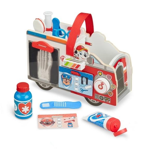 Melissa & Doug Paw Patrol Marshall's Wooden Rescue Caddy