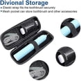 thumbnail image 3 of Black Electric Toothbrush Case Accessories Storage, Universal Size, 3 of 5