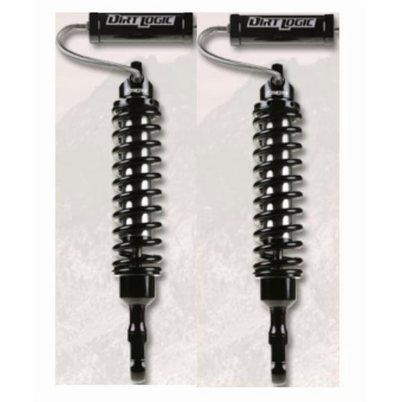 Fabtech Motorsports Coil Over Shock Absorber FTS21179 Dirt Logic 2.5; Non Adjustable 60 Percent Compression/40 Percent Rebound Valving; With Remote Reservoir; Single Flat End Coil Spring