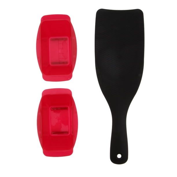 Highlight Balayage Board Paddle 2 Removibles Para Tinte Rojo Yuyangstore Tablero de coloración del cabello