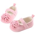 thumbnail image 2 of xiaxaixu Baby Shoes Cute Solid Color Flowers Shape Soft Cotton Non-Slip Shoes, 2 of 5