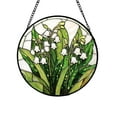 thumbnail image 1 of Adorno colgante acrílico | Colgante redondo atrapasol | Decoración de ventana pintada a mano para el hogar y el jardín | Arte de pared de 8 cm | Regalo para inauguración de casa, cumpleaños y fiestas, 1 of 6