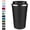 Black, variant on HomeMate Insulated Coffee Tumbler 12 oz, Stainless Steel Coffee Mug with Lids, Travel Coffee Mug Leak Proof, Double Wall Vacuum Insulated Reusable Coffee Cup, Keep Drinks Hot and Cold (Deep Teal)