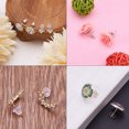 thumbnail image 2 of 260 Pieces Earring Back with Storage Box Portable Stoppers DIY Crafts Jewellery Handicraft Making Kit Accessory Professional Golden, 2 of 9