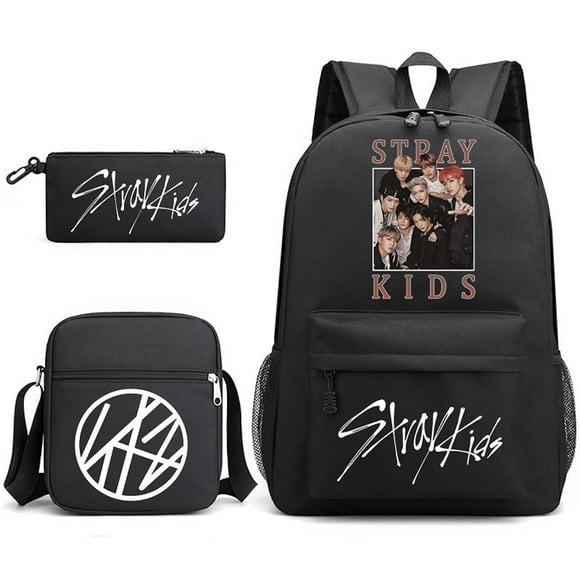 Set de mochilas Straykids Anime School de 3 piezas con bolsa de hombro