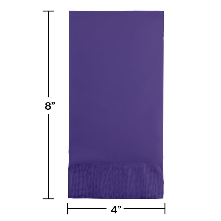 Purple Paper Guest Towels 48 Count for 24 Guests Walmart