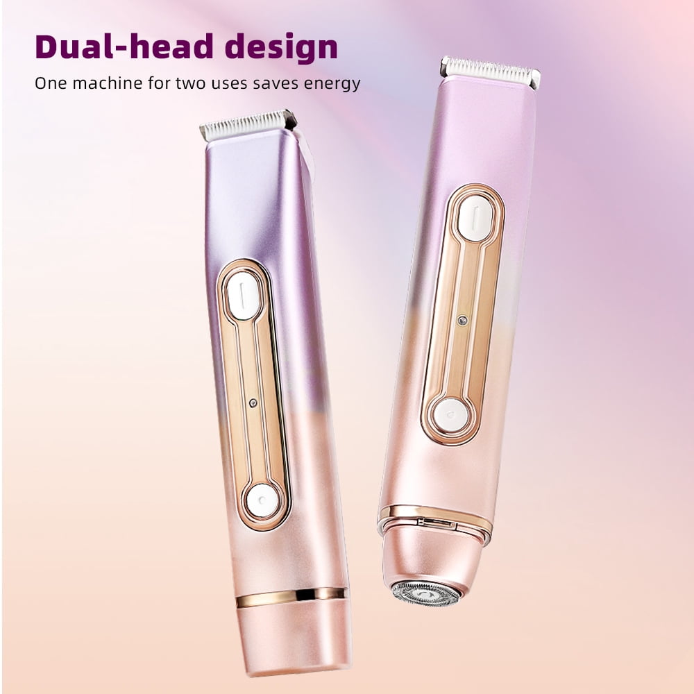 Welan Bikini Trimmer for Women,Cordless Wet/Dry Body Shaver for Trip,Cordless Body Shaver with Ceramic Blade, IPX7 Waterproof Lady Facial Razor, Portable Rechargeable Body Hair Trimmer for Face