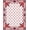 Red, Pattern 3, variant on ODIKA 8'x10' Machine Washable Non-Slip Area Rug, Spice Garden Lattice with Stylized Botanical Accents High Traffic Rug, Red, 547846