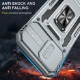 thumbnail image 4 of For iPhone 13 Pro Max Armor Shockproof Kickstand Ring Holder Case Slide Camera Lens Cover, 4 of 6