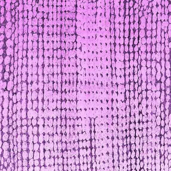 Ahgly Company Indoor Square Solid Purple Modern Area Rugs, 3' Square