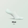 thumbnail image 2 of Feetures Elite Light Cushion Invisible Socks - Anti-Slip Sport Sock Liner with Targeted Compression - Mint , Small (1 Pair), 2 of 7