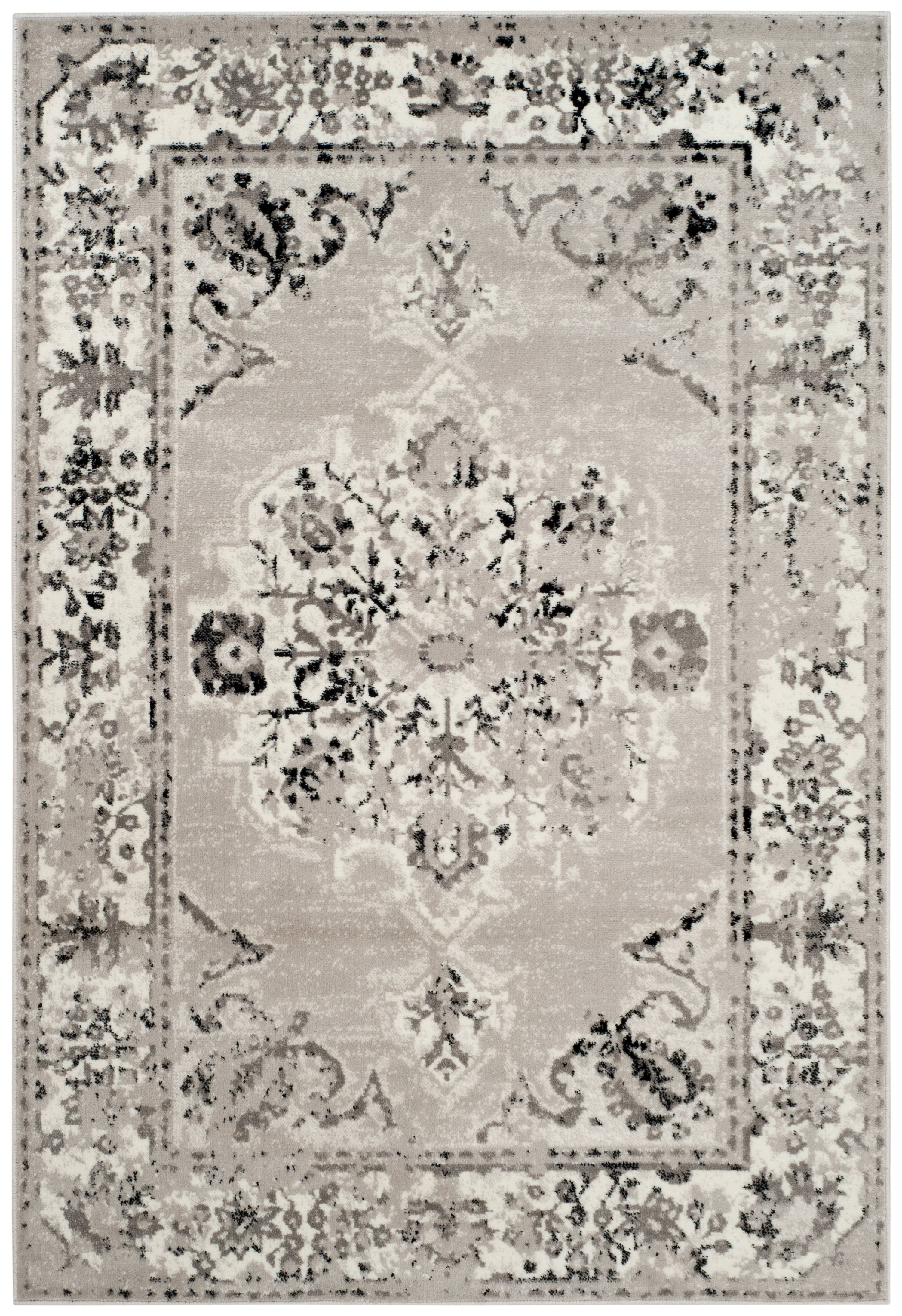 SAFAVIEH Skyler Collection SKY169K Grey / Ivory Rug