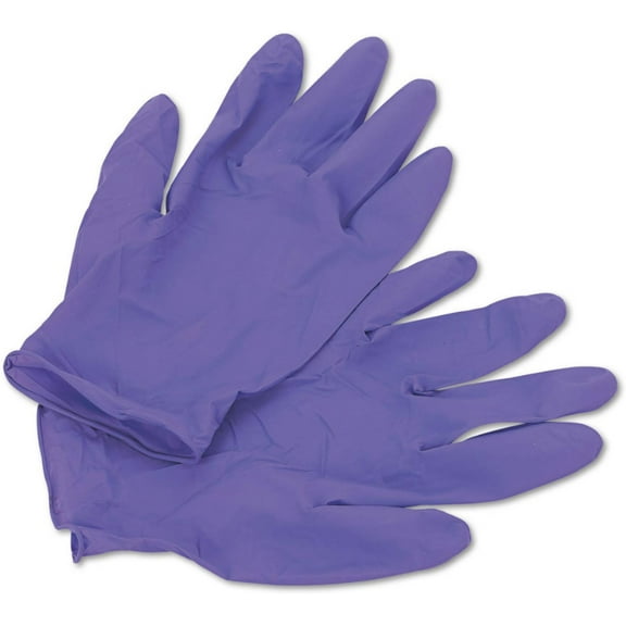 Kimberly Clark 55084 Model KC500 Nitrile Powder Free Exam Gloves, Disposable, Extra Large, Purple 90 Each