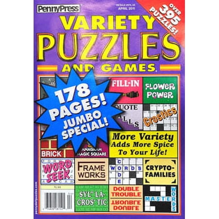 Variety Puzzles Magazine