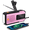 Pink, variant on NOAA AM/FM/WB Emergency Weather Radio Flashlight with SOS by Metron Bios  (PINK)