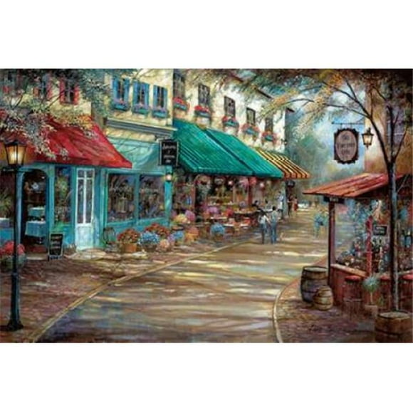 Galaxy of Graphics PDX14421SMALL Romantic Interlude Poster Print by Ruane Manning, 12 x 18 - Small