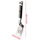 thumbnail image 3 of Pinzas de cocina y espátula de pescado 2 en 1 de acero inoxidable | Pala multiusos con pinza para servir | Utensilio de cocina ergonómico apto para lavavajillas, 3 of 3