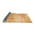 thumbnail image 2 of Ahgly Company Indoor Round Abstract Orange Modern Area Rugs, 6' Round, 2 of 4