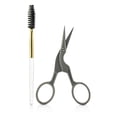 thumbnail image 4 of Tijeras y brochas para moldear cejas Tweezerman de acero inoxidable, 4 of 4