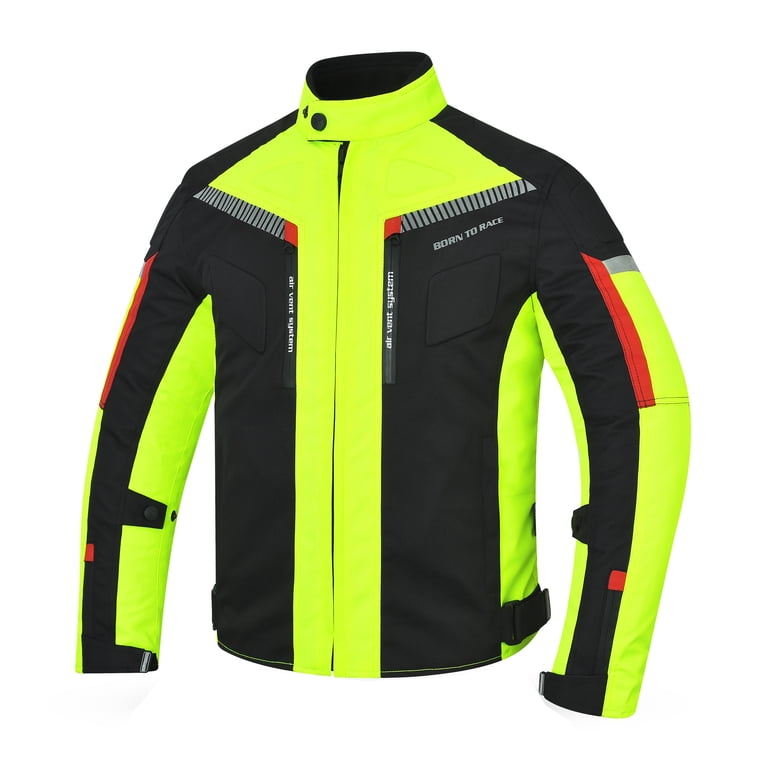 Men's Cordura Textile Motorcycle Riding Jacket – Waterproof